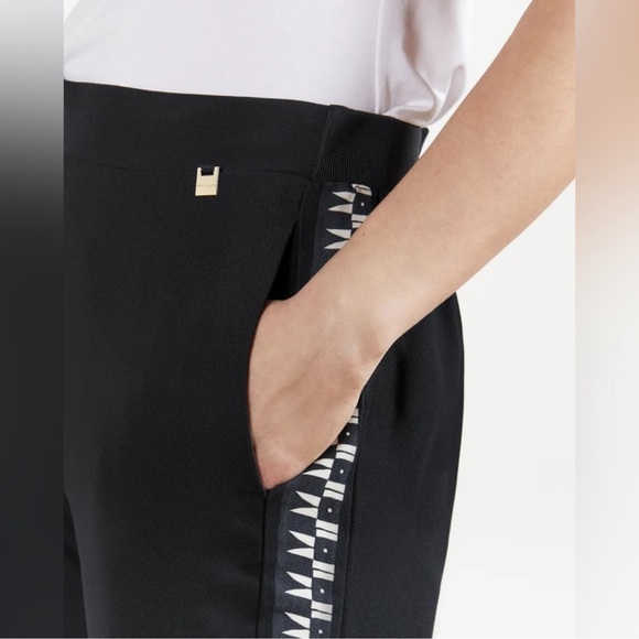 Ted Baker Joggers Saiin Side Panel Detail Women’s Size 5 US LG Navy - Picture 3 of 9